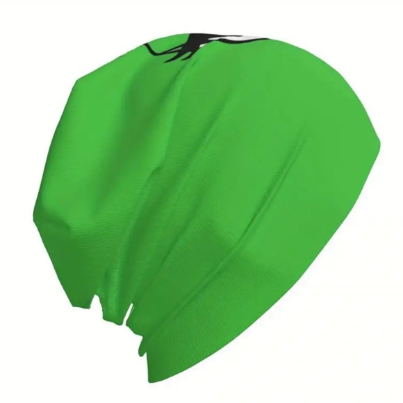 NWT! Unisex Green Girl M&M Candy Beanie! - Picture 5 of 6